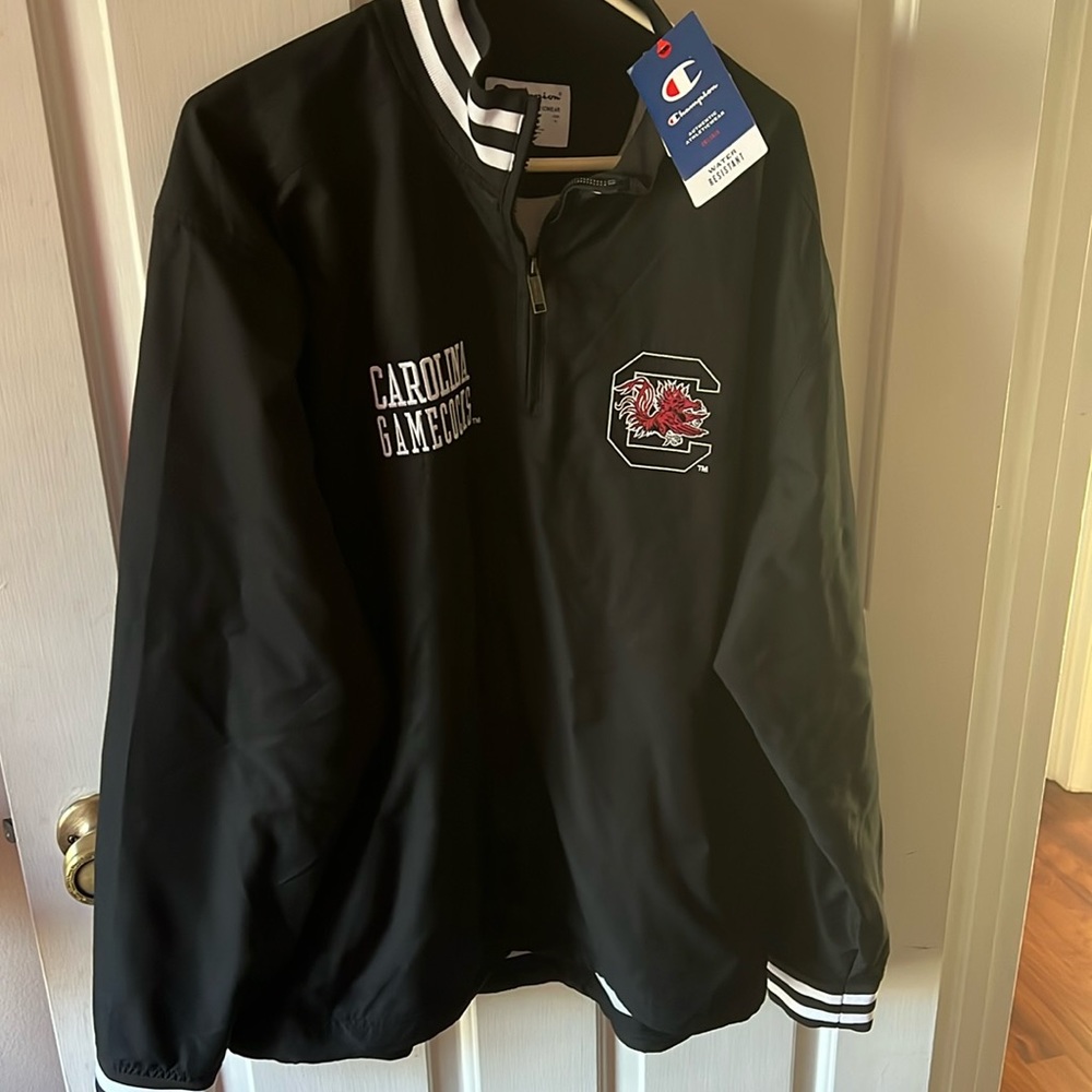 Brand NEW Carolina Gamecocks quarter zip water resistant pull over